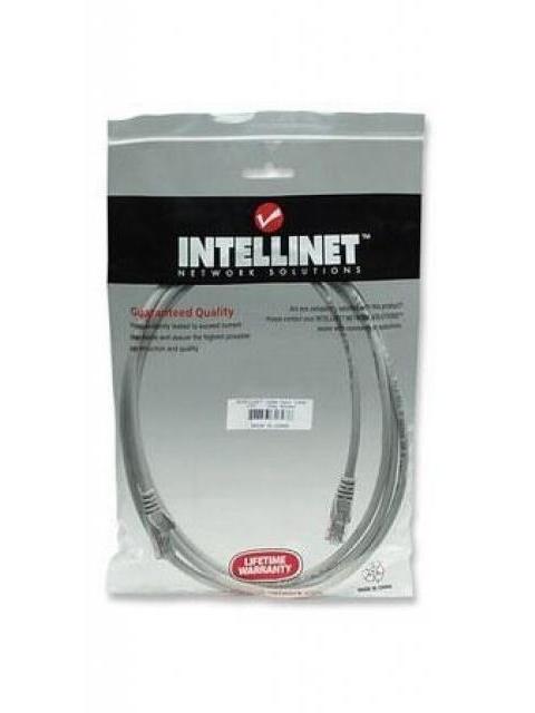 INTELLINET CABLE PATCH CAT5E UTP 100% COBRE RJ-45 MACHO - RJ-45 MACHO 7.6 METROS GRIS