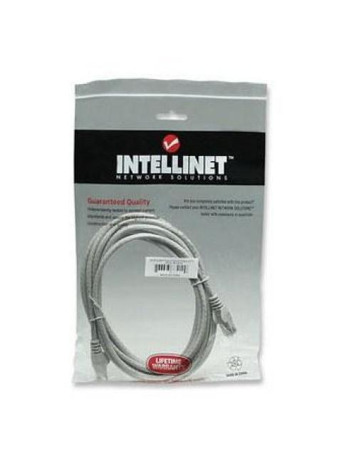 INTELLINET CABLE PATCH CAT6 UTP RJ-45 MACHO - RJ-45 MACHO 1.5 METROS GRIS
