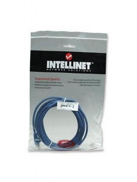 INTELLINET CABLE PATCH CAT6 UTP RJ-45 MACHO - RJ-45 MACHO 2 METROS AZUL