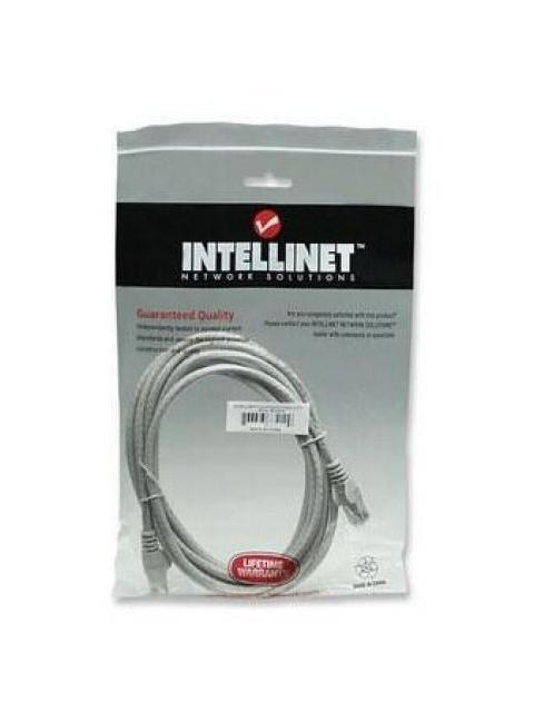 INTELLINET CABLE PATCH CAT6 UTP 100% COBRE RJ-45 MACHO - RJ-45 MACHO 7.6 METROS GRIS