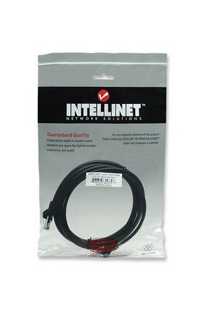 INTELLINET CABLE PATCH CAT5E UTP 100% COBRE RJ-45 MACHO - RJ-45 MACHO 2 METROS NEGRO