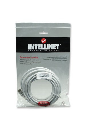 INTELLINET CABLE PATCH CAT6 UTP RJ-45 MACHO - RJ-45 MACHO 1 METRO BLANCO
