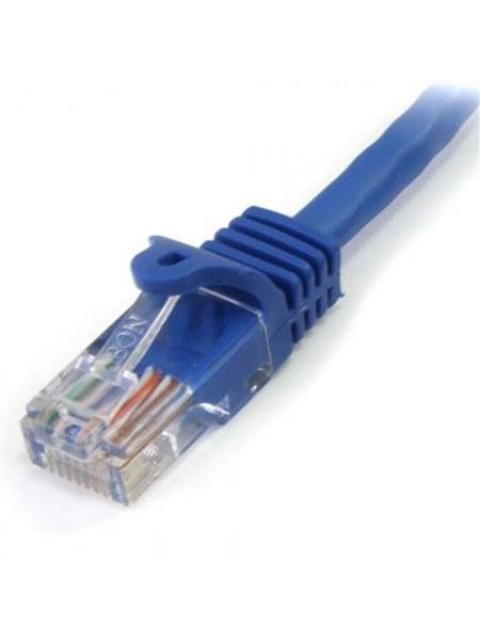 STARTECH  CABLE PATCH CAT5E UTP SIN ENGANCHES RJ-45 MACHO - RJ-45 MACHO 2 METROS AZUL