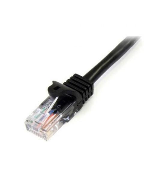STARTECH  CABLE PATCH CAT5 UTP SIN ENGANCHES RJ-45 MACHO - RJ-45 MACHO 50CM NEGRO