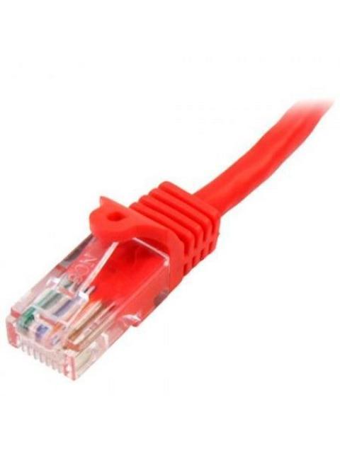 STARTECH  CABLE PATCH CAT5 UTP SIN ENGANCHES RJ-45 MACHO - RJ-45 MACHO 5 METROS ROJO