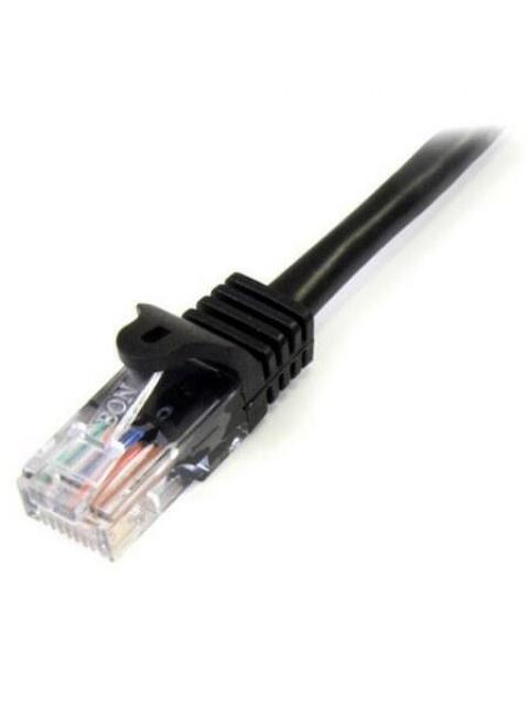 STARTECH  CABLE PATCH CAT5E UTP SIN ENGANCHES RJ-45 MACHO - RJ-45 MACHO 1 METRO NEGRO