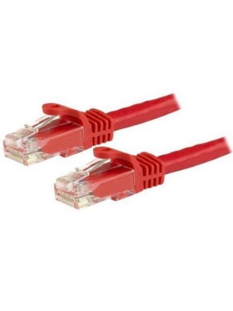 STARTECH  CABLE PATCH CAT6 UTP SIN ENGANCHES RJ-45 MACHO - RJ-45 MACHO 15 METROS ROJO