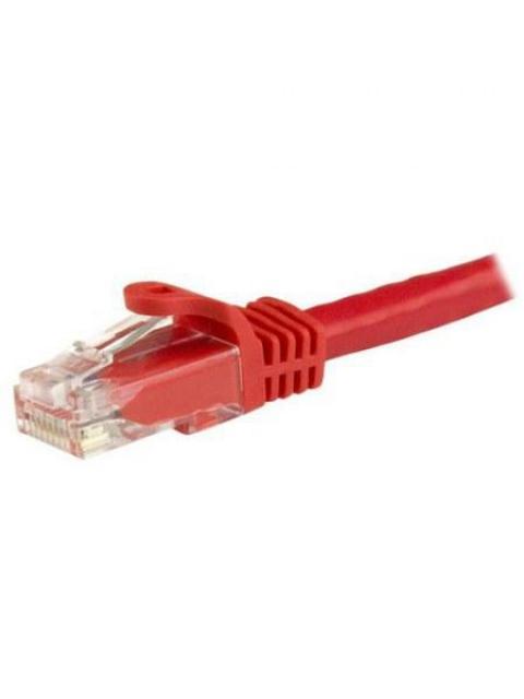STARTECH  CABLE PATCH CAT6 UTP SIN ENGANCHES RJ-45 MACHO - RJ-45 MACHO 15 METROS ROJO