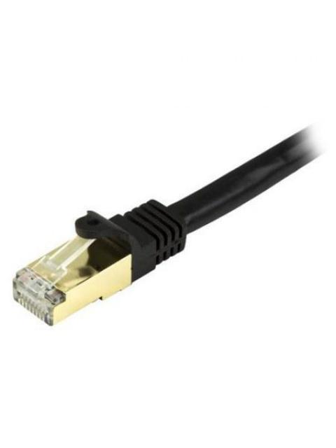 STARTECH  CABLE PATCH CAT6A STP BLINDADO SIN ENGANCHES RJ-45 MACHO - RJ-45 MACHO 1.5 METROS NEGRO