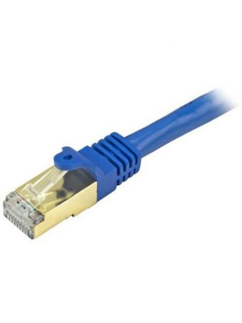 STARTECH  CABLE PATCH CAT6A STP BLINDADO SIN ENGANCHES RJ-45 MACHO - RJ-45 MACHO 1.8 METROS AZUL