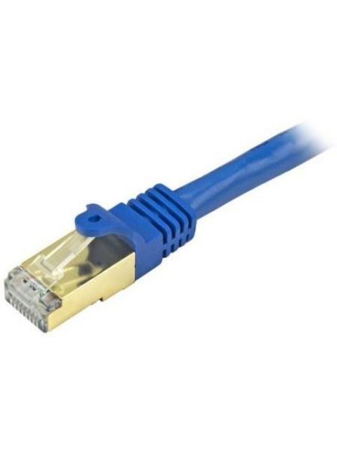 STARTECH  CABLE PATCH CAT6A STP BLINDADO SIN ENGANCHES RJ-45 MACHO - RJ-45 MACHO 4.6 METROS AZUL