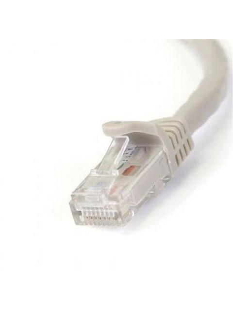 STARTECH  CABLE PATCH CAT6 UTP SIN ENGANCHES RJ-45 MACHO - RJ-45 MACHO 1 METRO GRIS