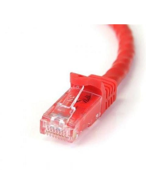 STARTECH  CABLE PATCH CAT6 UTP SIN ENGANCHES RJ-45 MACHO - RJ-45 MACHO 2 METROS ROJO