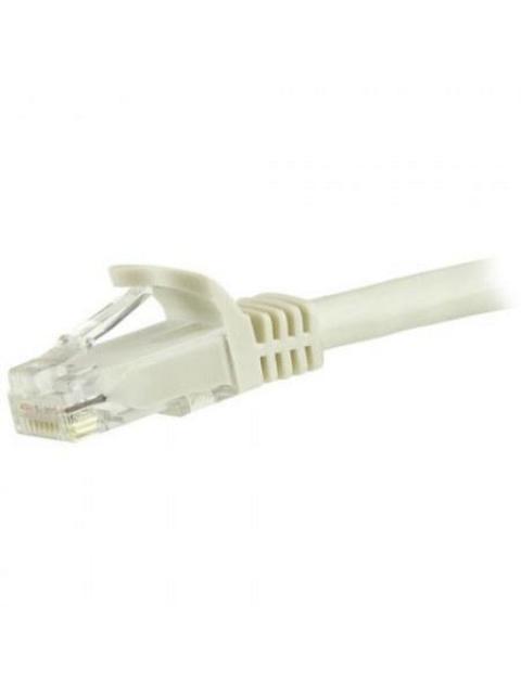 STARTECH  CABLE PATCH CAT6 UTP SIN ENGANCHES RJ-45 MACHO - RJ-45 MACHO 3 METROS BLANCO