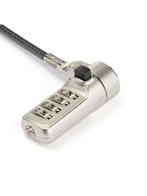 CABLE DE SEGURIDAD PARA LAPTOP CON COMBINACION RANURA WEDGE