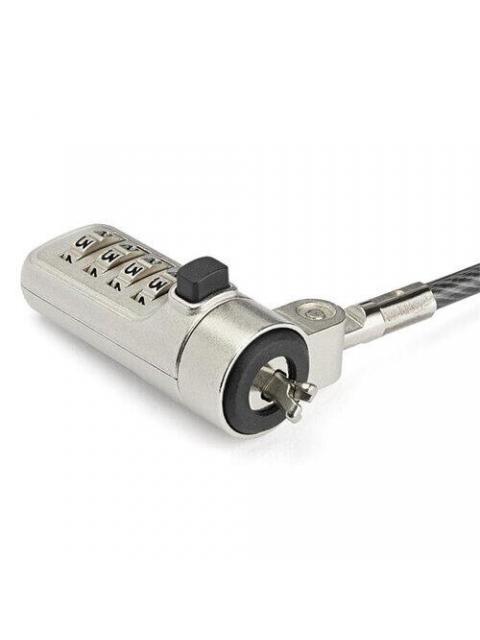 CABLE DE SEGURIDAD PARA LAPTOP CON COMBINACION RANURA WEDGE