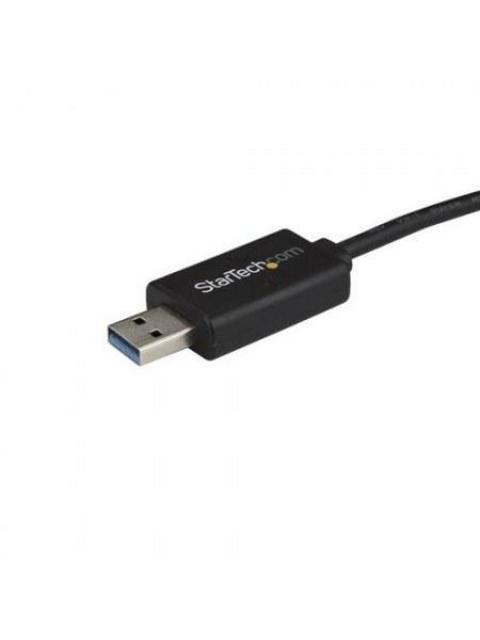 STARTECH  CABLE USB A MACHO - USB C MACHO 2 METROS NEGRO