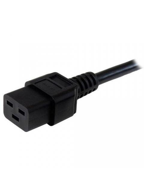STARTECH  CABLE DE PODER NEMA 5-15P MACHO - C19 HEMBRA 1.8 METROS NEGRO
