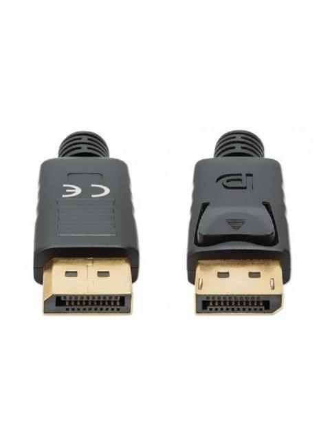 MANHATTAN CABLE DISPLAYPORT 1.4 MACHO - DISPLAYPORT 1.4 MACHO 8K 60HZ 1 METRO NEGRO