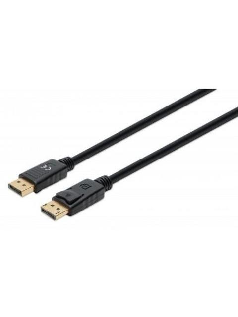 MANHATTAN CABLE DISPLAYPORT 1.4 MACHO - DISPLAYPORT 1.4 MACHO 8K 60HZ 1 METRO NEGRO
