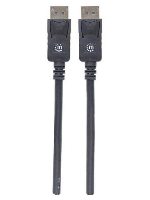 MANHATTAN CABLE DISPLAYPORT 1.1 MACHO - DISPLAYPORT MACHO 1080P 2 METROS NEGRO