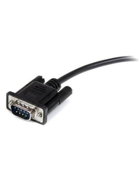 STARTECH  CABLE SERIAL DB-9 MACHO - DB-9 HEMBRA 2 METROS NEGRO