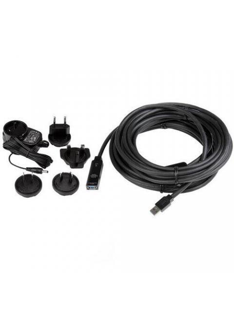 STARTECH  CABLE USB MACHO - USB HEMBRA 10 METROS NEGRO