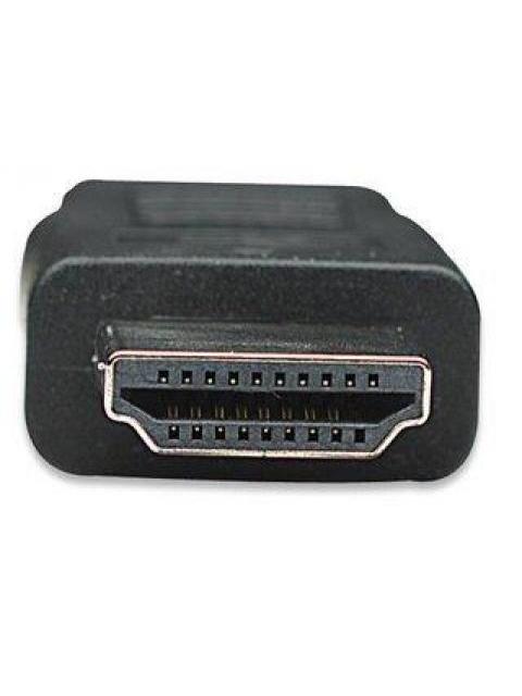 MANHATTAN CABLE HDMI DE ALTA VELOCIDAD MINI HDMI MACHO - HDMI MACHO 4K 1.8 METROS NEGRO