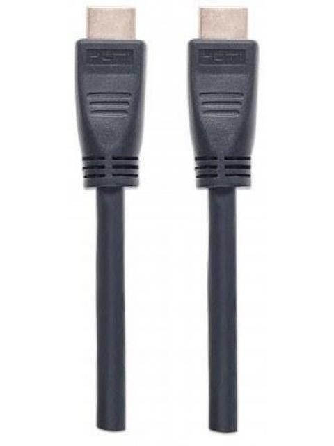 MANHATTAN CABLE HDMI MACHO - HDMI MACHO 4K 60HZ 10 METROS NEGRO