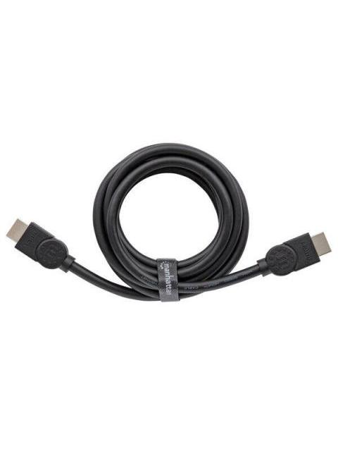 MANHATTAN CABLE HDMI DE ULTRA ALTA VELOCIDAD HDMI MACHO - HDMI MACHO 8K 60HZ 2 METROS NEGRO