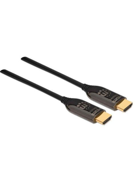 MANHATTAN CABLE HDMI PLENUM HDMI MACHO - HDMI MACHO 4K 60HZ 50 METROS NEGRO