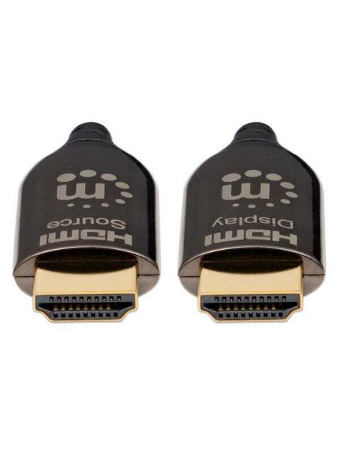MANHATTAN CABLE HDMI PLENUM HDMI MACHO - HDMI MACHO 4K 60HZ 50 METROS NEGRO