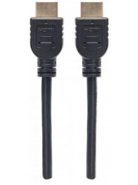 MANHATTAN CABLE HDMI MACHO - HDMI MACHO 4K 60HZ 5 METROS NEGRO