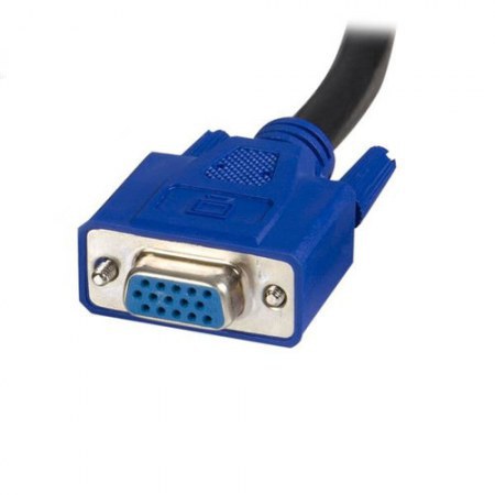 STARTECH  CABLE KVM UNIVERSAL 2 EN 1 PS-2 HD-15 VGA 3 METROS