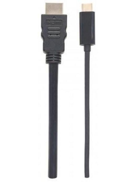 MANHATTAN CABLE USB C MACHO - HDMI MACHO 1 METRO NEGRO