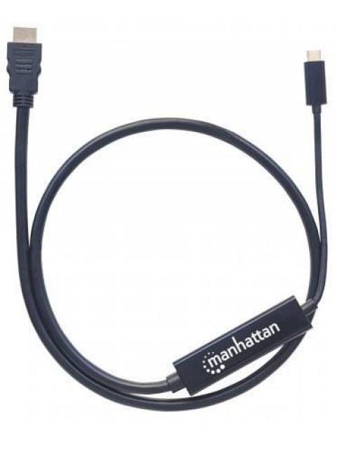MANHATTAN CABLE USB C MACHO - HDMI MACHO 1 METRO NEGRO