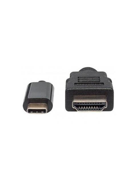 MANHATTAN CABLE USB C MACHO - HDMI MACHO 1 METRO NEGRO