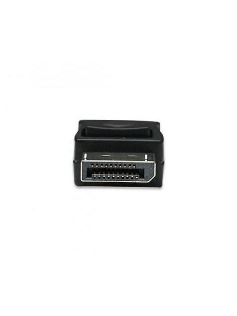 MANHATTAN CABLE DISPLAYPORT 1.2 MACHO - DISPLAYPORT 1.2 MACHO 4K 60HZ 1.3 METROS NEGRO