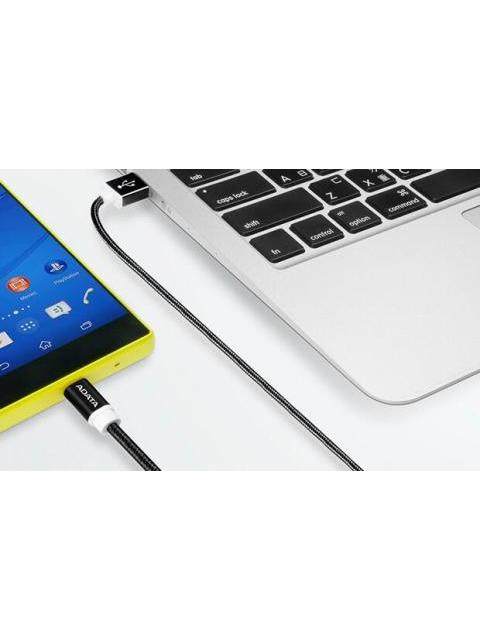 CABLE MICRO USB ADATA 1 M USB A MICROUSB B MACHO-MACHO NEGRO