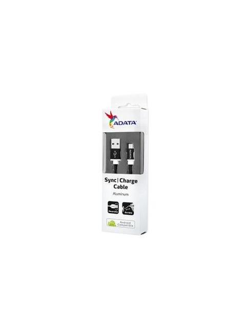 CABLE MICRO USB ADATA 1 M USB A MICROUSB B MACHO-MACHO NEGRO