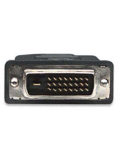 MANHATTAN CABLE HDMI MACHO - DVI-D 24+1 MACHO 1080P 60HZ 1.8 METROS NEGRO