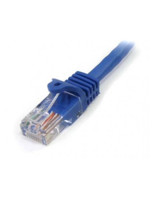 STARTECH  CABLE PATCH CAT5E UTP SIN ENGANCHES RJ-45 MACHO - RJ-45 MACHO 5 METROS AZUL