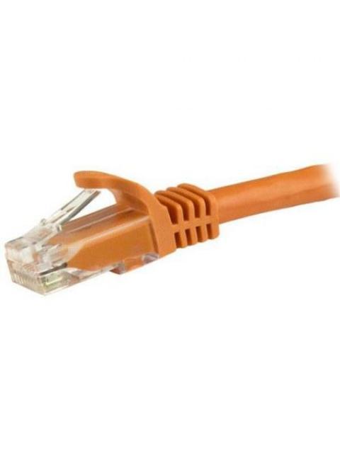STARTECH  CABLE PATCH CAT6 UTP SIN ENGANCHES RJ-45 MACHO - RJ-45 MACHO 30CM NARANJA