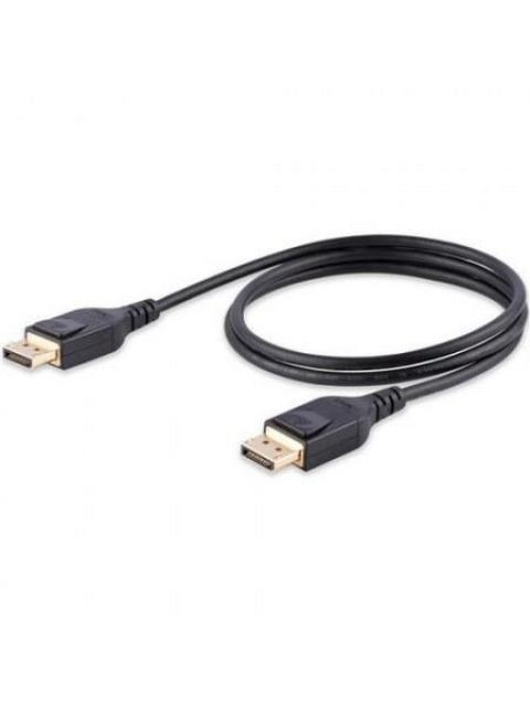STARTECH  CABLE DISPLAYPORT CON CERTIFICACION VESA DISPLAYPORT 1.4 MACHO - DISPLAYPORT 1.4 MACHO 8K 60HZ 1 METRO NEGRO