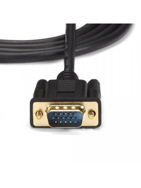 STARTECH  CABLE VGA MACHO - HDMI + MICRO-USB MACHO-HEMBRA 3 METROS NEGRO