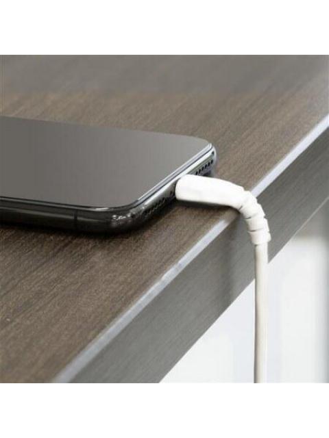 STARTECH  CABLE DE CARGA CERTIFICADO MFI LIGHTNING MACHO - USB A MACHO 1 METRO BLANCO PARA IPOD-IPHONE-IPAD
