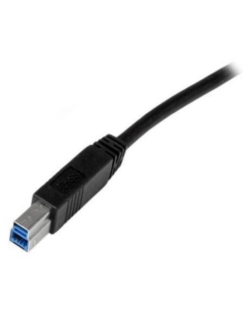 STARTECH  CABLE USB 3.0 USB A MACHO - USB B MACHO 1 METRO NEGRO