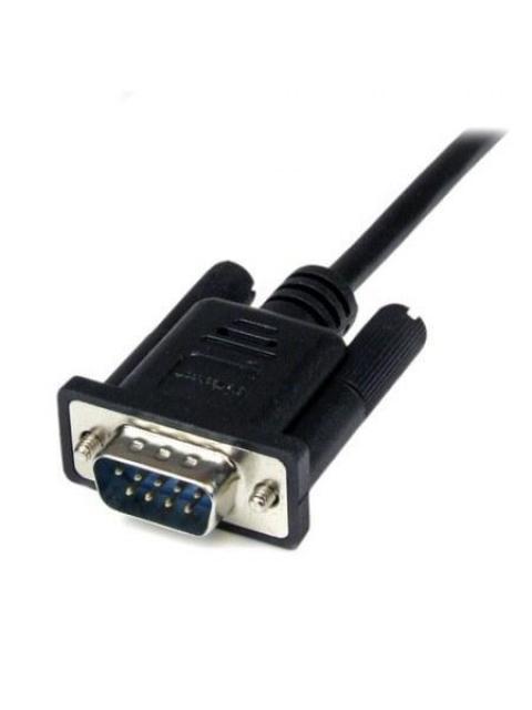 STARTECH  CABLE MODUM SERIAL DB-9 MACHO - DB-9 HEMBRA 2 METROS NEGRO