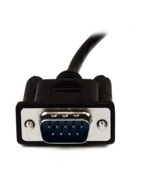 STARTECH  CABLE MODUM SERIAL DB-9 MACHO - DB-9 HEMBRA 2 METROS NEGRO