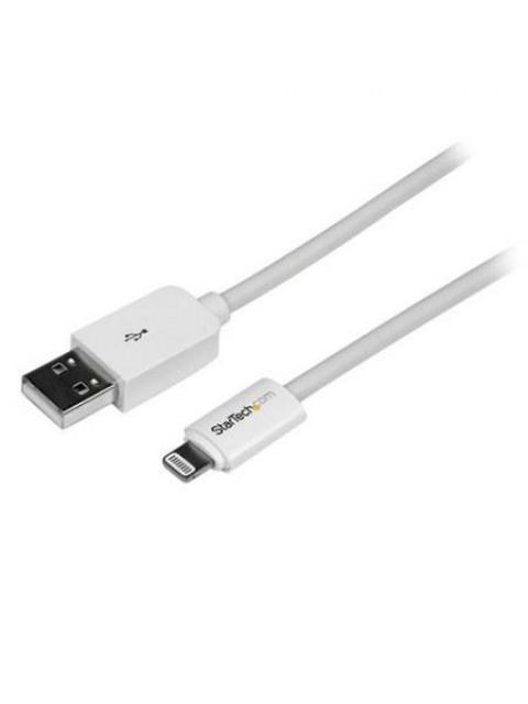 CABLE 1M LIGHTNING APPLE IPOD IPHONE 5 A USB 2.0 BCO STARTECH USBLT1MW